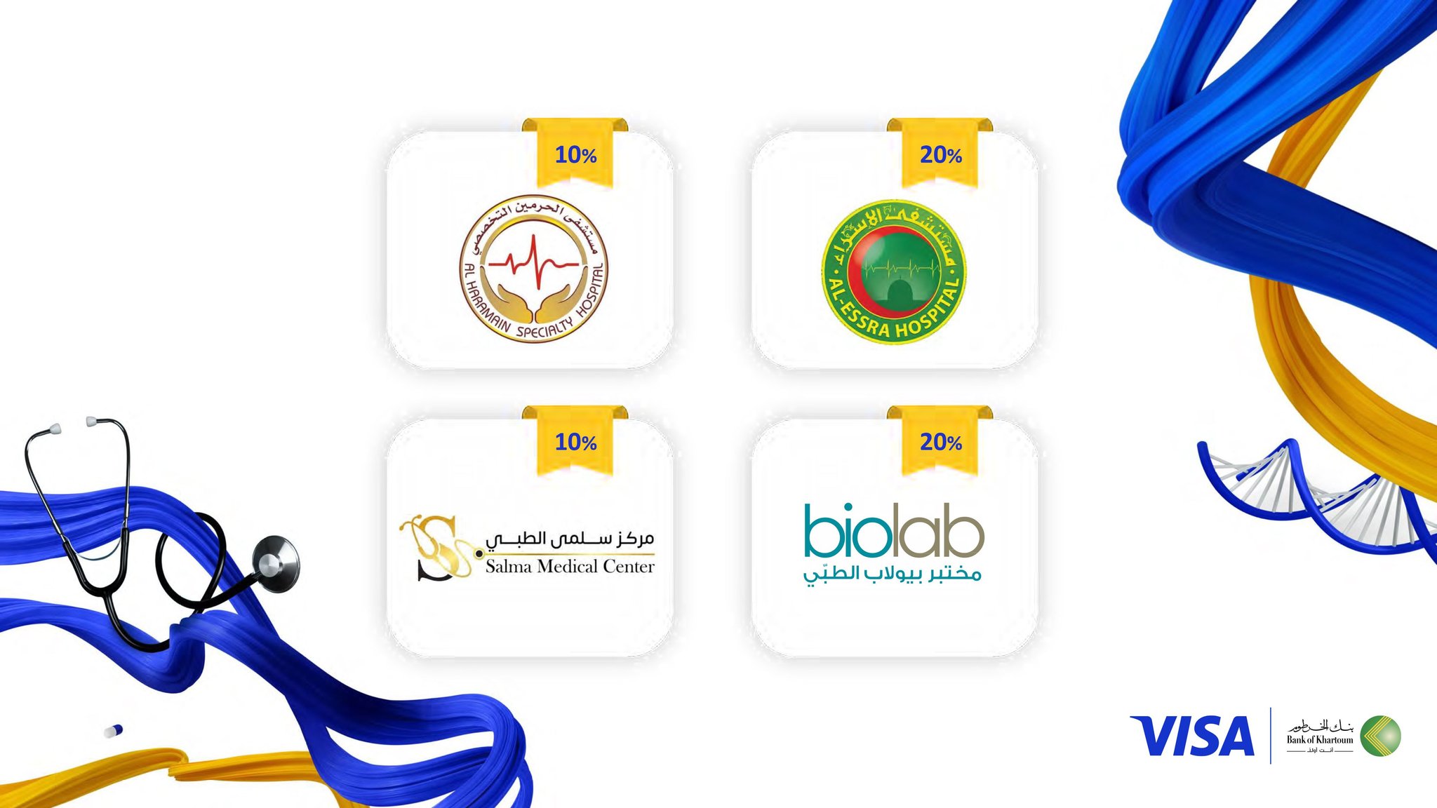 Exclusive Visa Medical Discounts in Jordan for Bank of Khartoum Customers